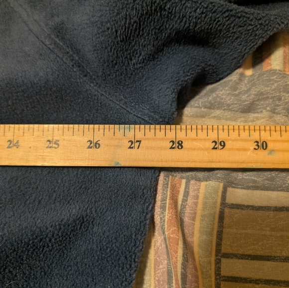 COLUMBIA Fleece Jacket Mens XL Interchange Full Zip Navy Blue Winter Coat Shell - Picture 4 of 7